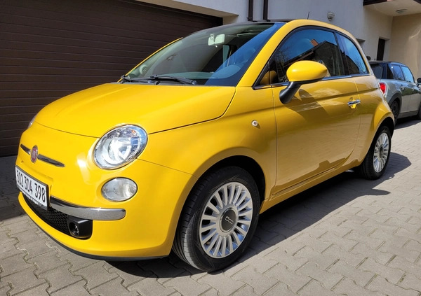 Fiat 500 cena 33999 przebieg: 79763, rok produkcji 2014 z Warszawa małe 191